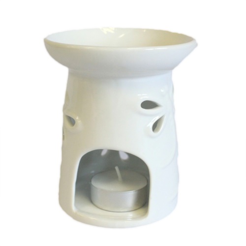 Aroma lampa - vážka, biela (9,5 x 11 cm)