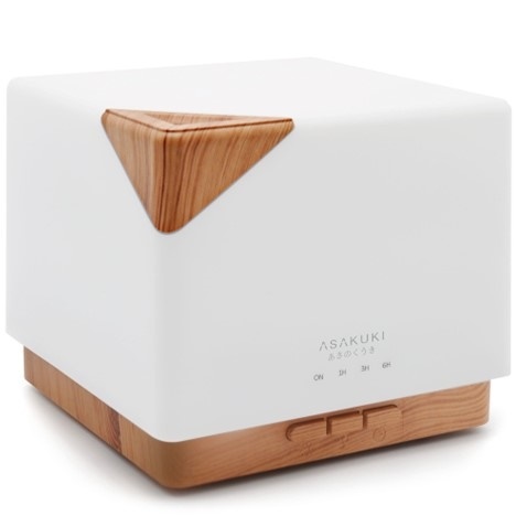 Aroma difuzér ASAKUKI veľkokapacitný, svetlé drevo 700 ml