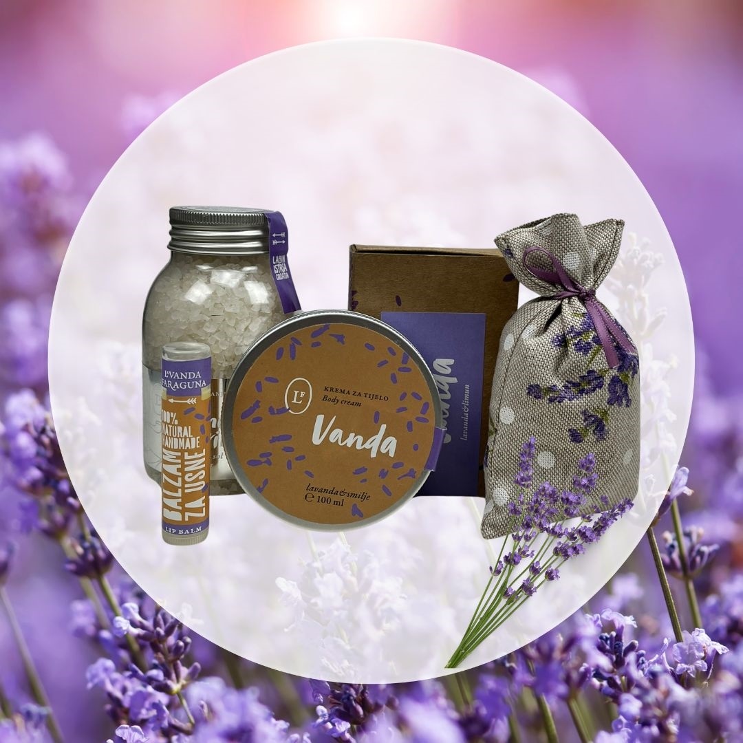 Set levanduľovej prírodnej kozmetiky - Pre relax a pohodu