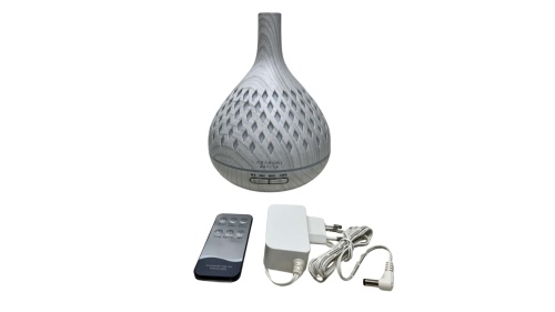 Aroma difuzér ASAKUKI váza, biele drevo 400 ml