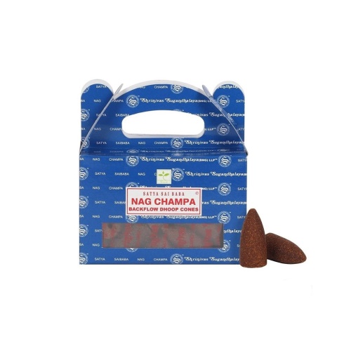 Krabička s 24 Kužeľmi Tečúci Dym - Satya Nag Champa