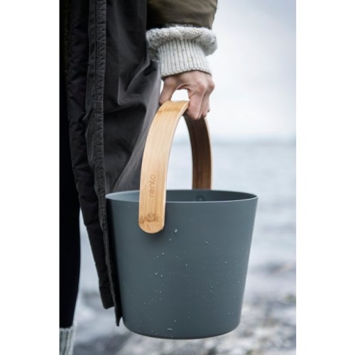 Saunové vedro Rento šedé, 5L