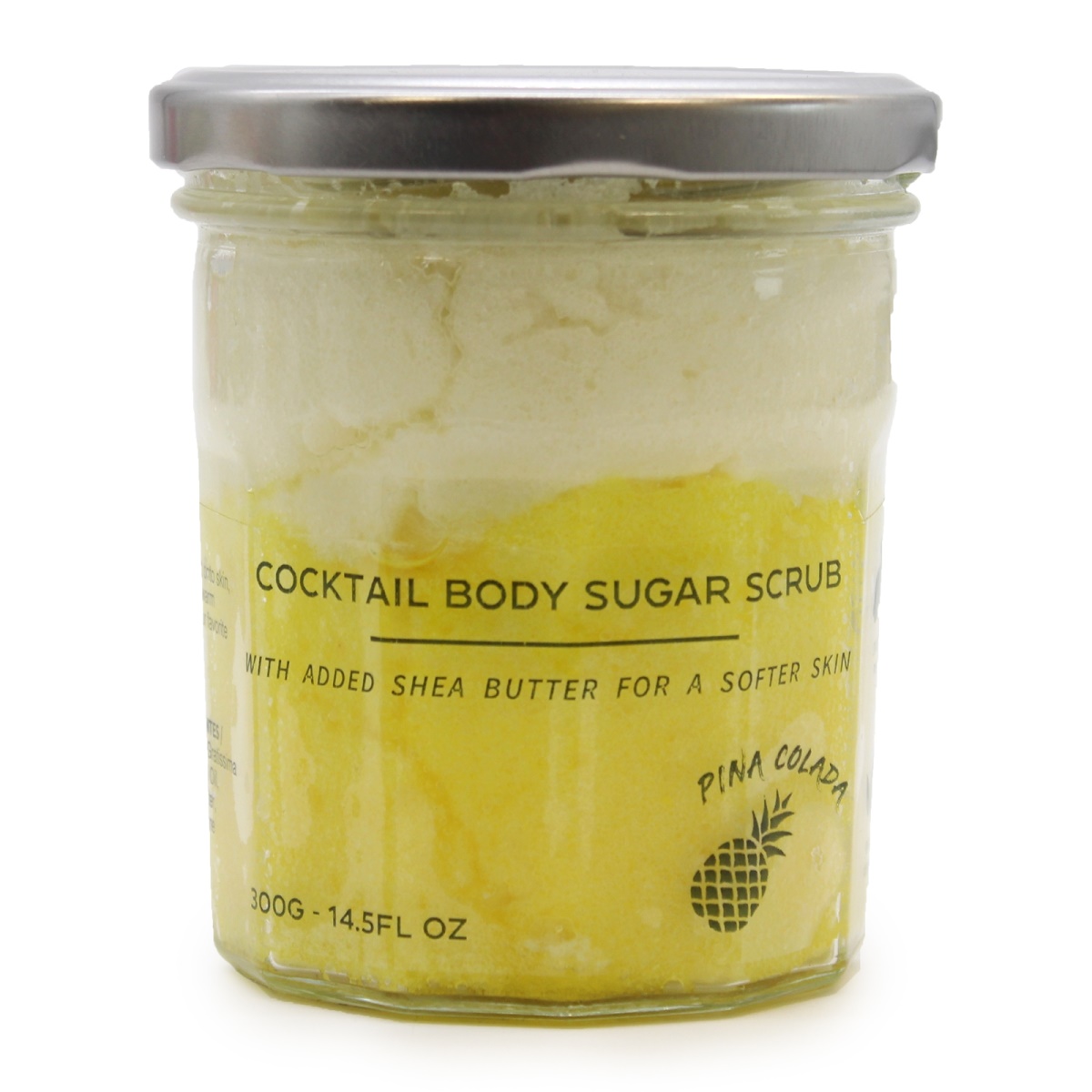 Cukrový telový peeling - Pina colada, 300g