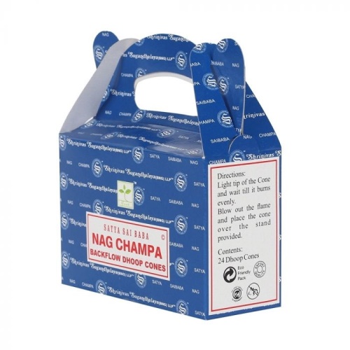 Krabička s 24 Kužeľmi Tečúci Dym - Satya Nag Champa