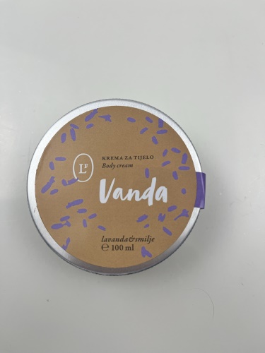 Levandulový telový krém, 100ml
