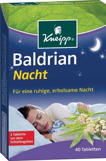 Tablety Valeriána pre pokojný a nerušený spánok, 40ks