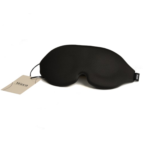 Maska na spaní WAYA 3D Premium, černá